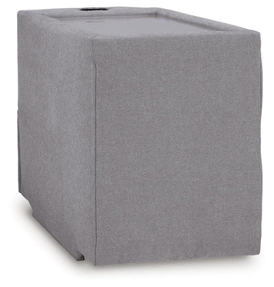 Modmax 6-Piece Sectional and 2 Ottomans in Granite