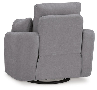 Modmax 3-Piece Sectional, 2-Piece Sectional Loveseat and Swivel Glider Recliner in Granite