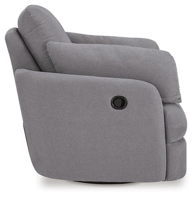 Modmax 6-Piece Sectional and Swivel Glider Recliner in Granite