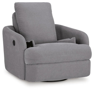 Modmax 3-Piece Sectional Sofa, 2-Piece Sectional Loveseat and Swivel Glider Recliner in Granite