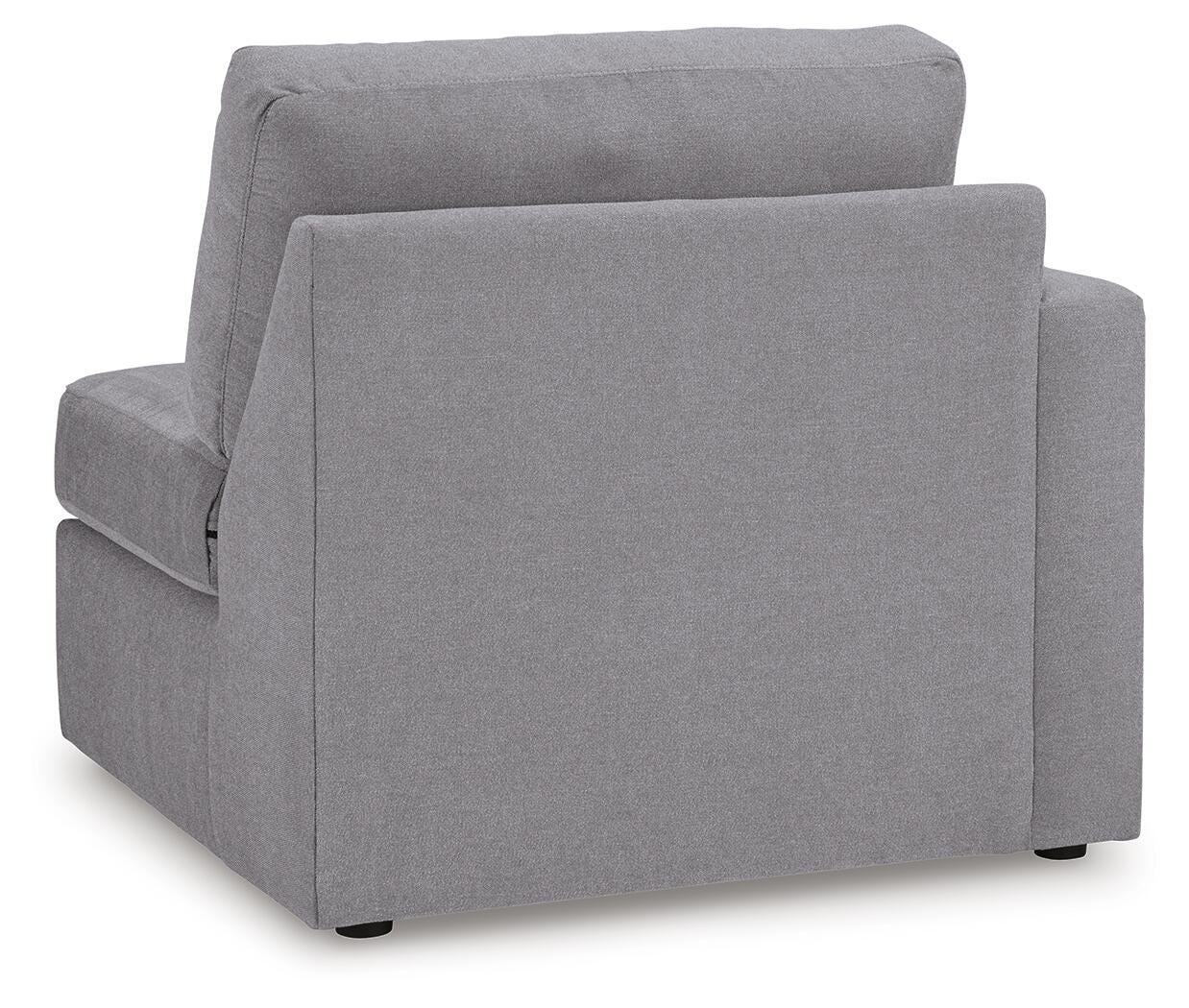 Modmax 6-Piece Sectional and 2 Ottomans in Granite