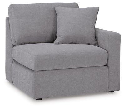 Modmax 5-Piece Sectional with Ottoman in Granite