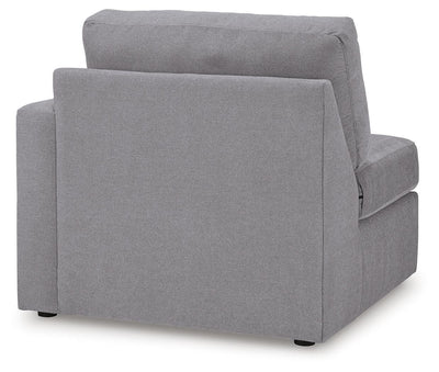 Modmax 7-Piece Sectional with Storage Console in Granite Performance Fabric and Next-Gen Nuvella