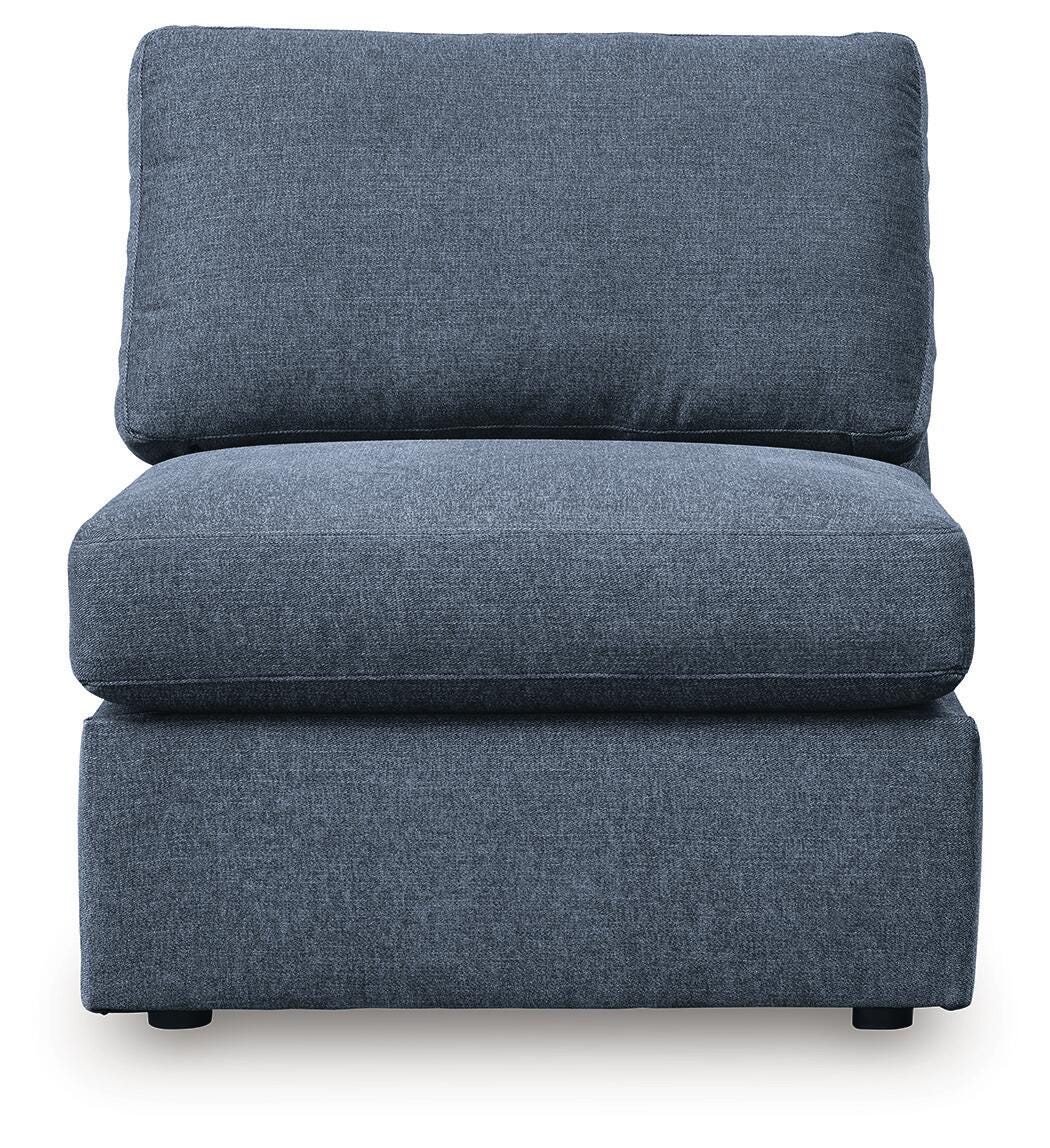 Modmax 4-Piece Sectional Sofa, 3-Piece Sectional Loveseat and Ottoman in Ink