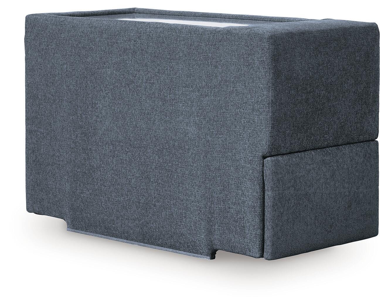 Modmax 6-Piece Sectional with RAF Chaise and Ottoman in Ink