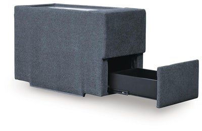 Modmax 6-Piece Sectional and 2 Ottomans in Ink