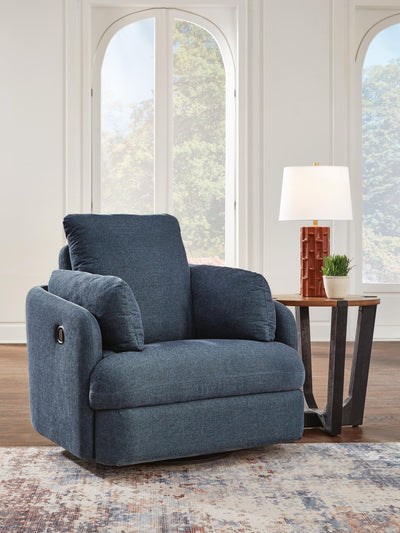 Modmax 3-Piece Sectional Sofa, 2-Piece Sectional Loveseat and Swivel Glider Recliner in Ink