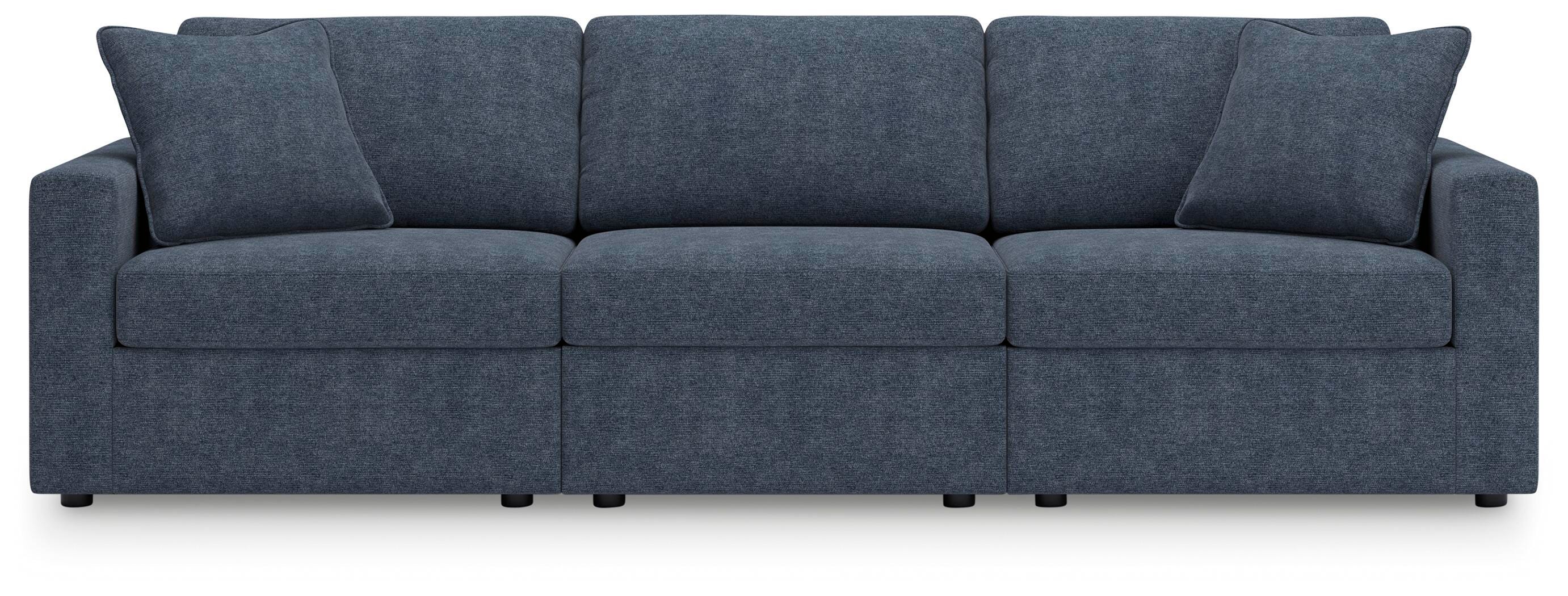 Modmax 3-Piece Sectional Sofa and 2-Piece Sectional Loveseat in Ink