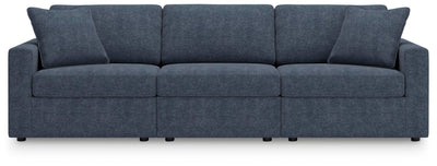 Modmax 3-Piece Sectional and Ottoman in Ink