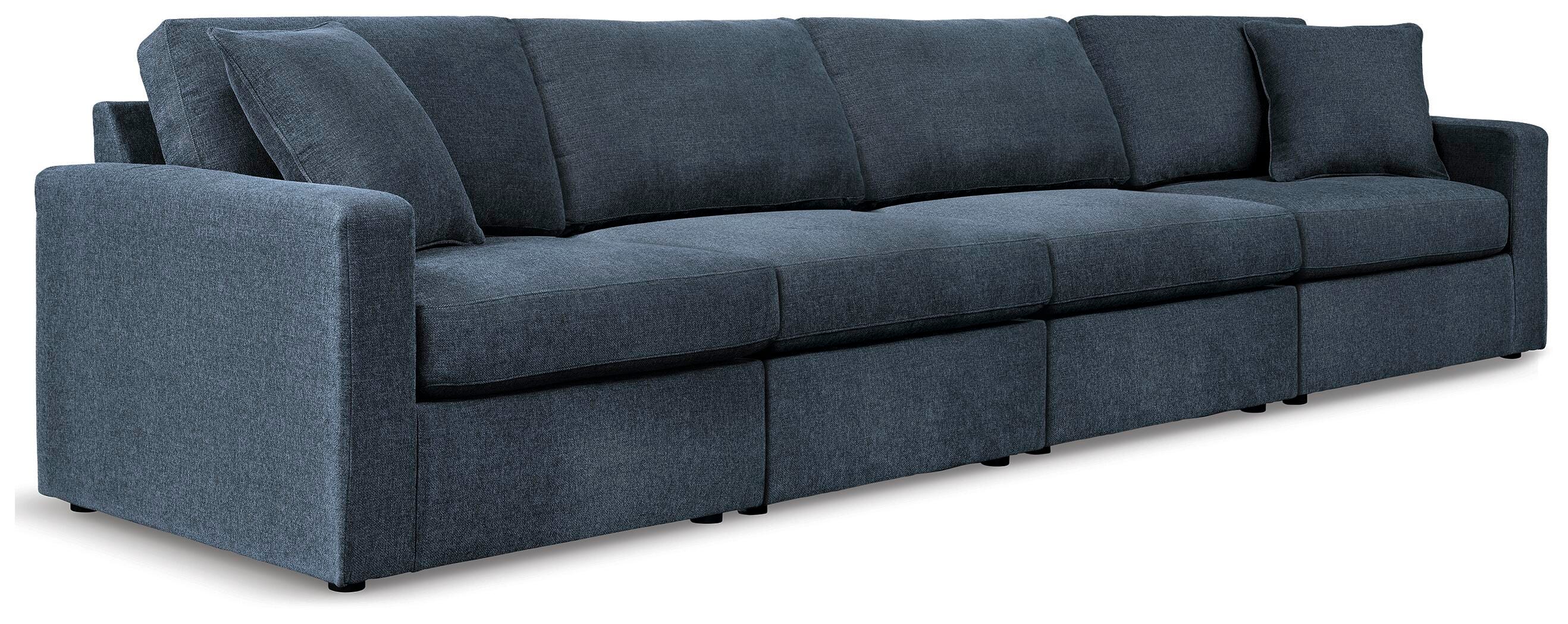 Modmax 4-Piece Sectional and Ottoman in Ink