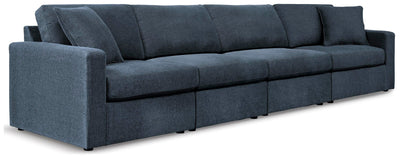 Modmax 4-Piece Sectional and Ottoman in Ink