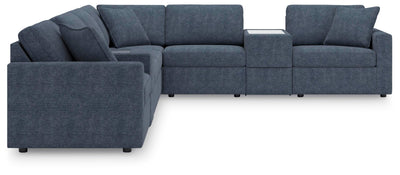 Modmax 8-Piece Sectional with Storage Consoles in Ink Performance Fabric and Next-Gen Nuvella