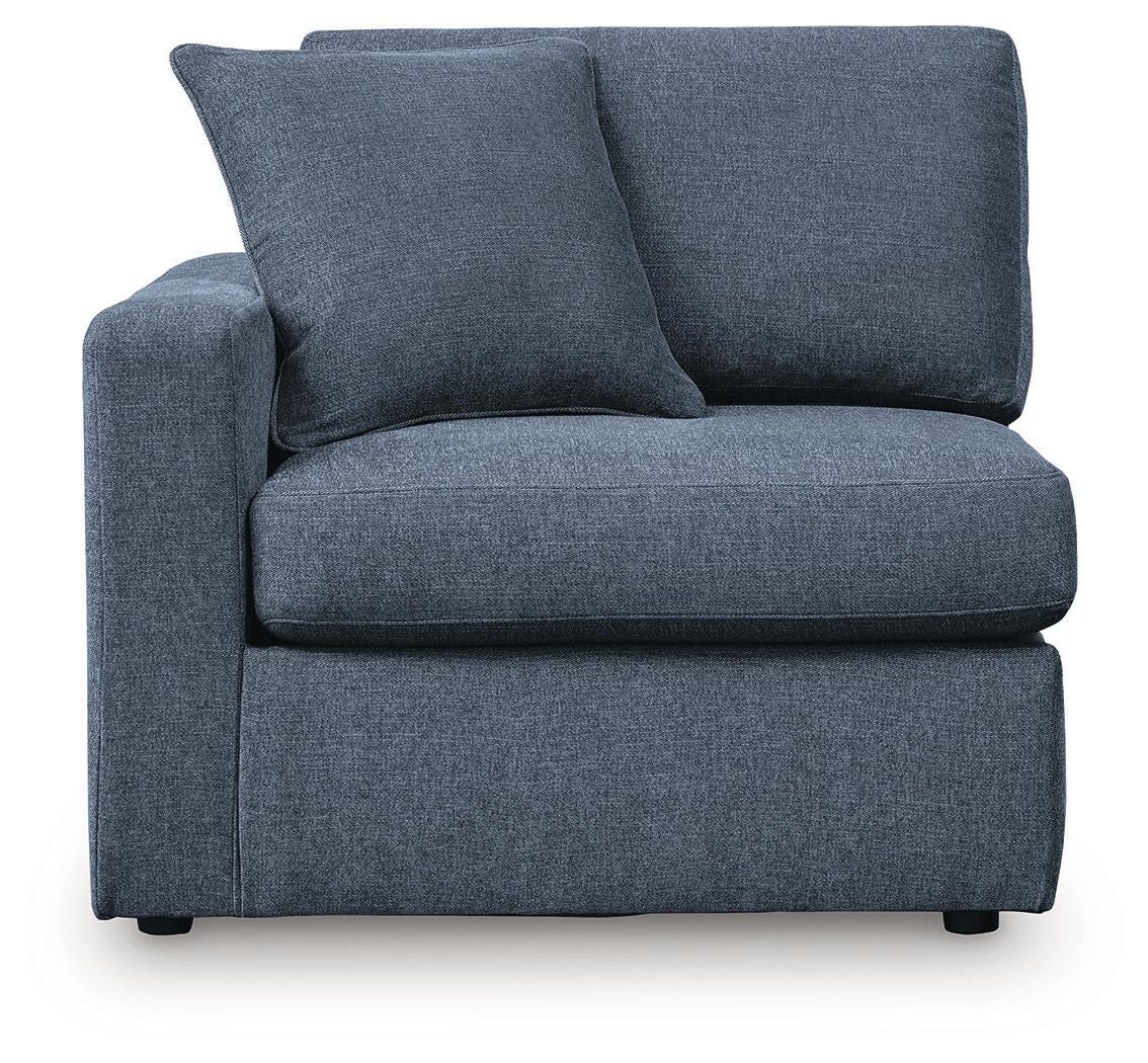 Modmax 3-Piece Sectional Sofa, 2-Piece Sectional Loveseat and Swivel Glider Recliner in Ink