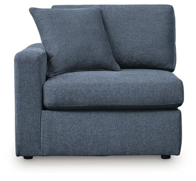 Modmax 6-Piece Sectional Sofa in Ink Performance Fabric and Next-Gen Nuvella