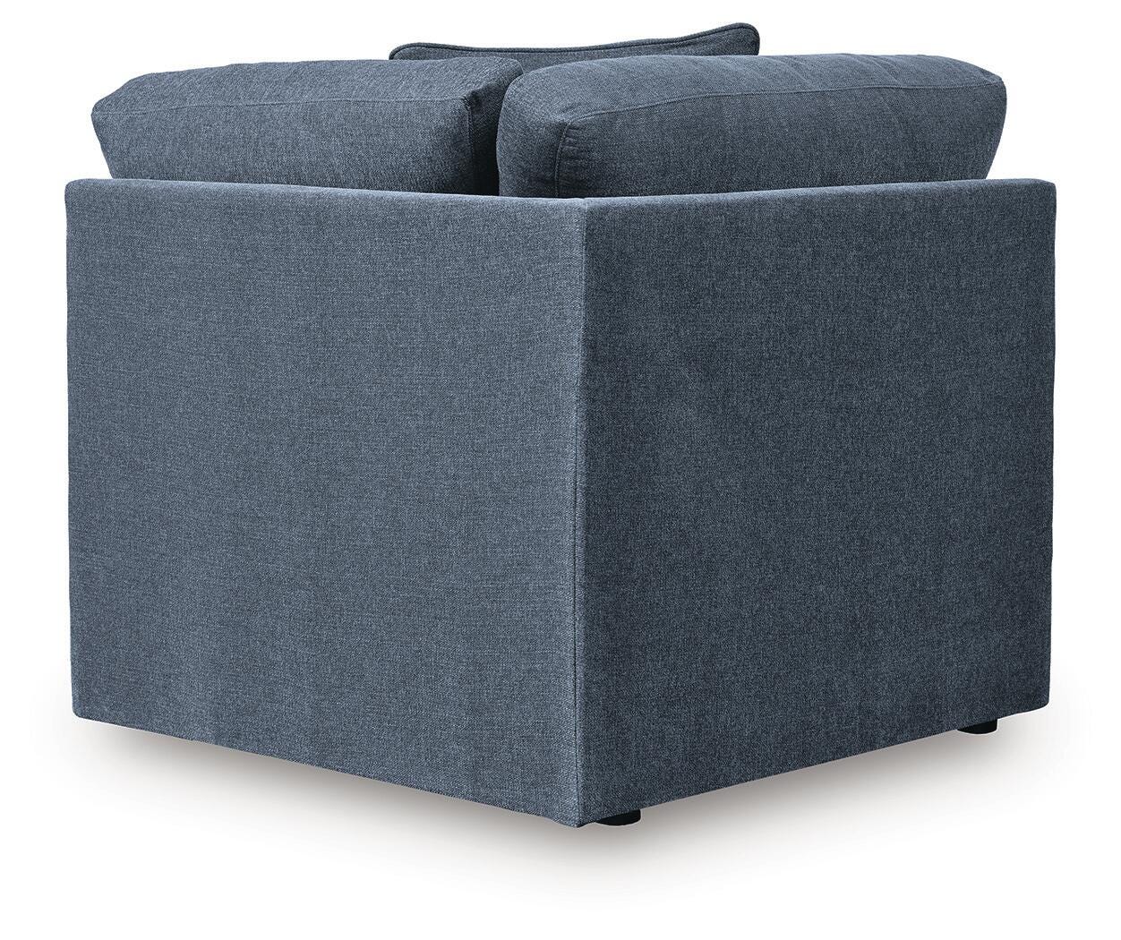 Modmax 6-Piece LAF Sectional in Ink Performance Fabric and Next-Gen Nuvella