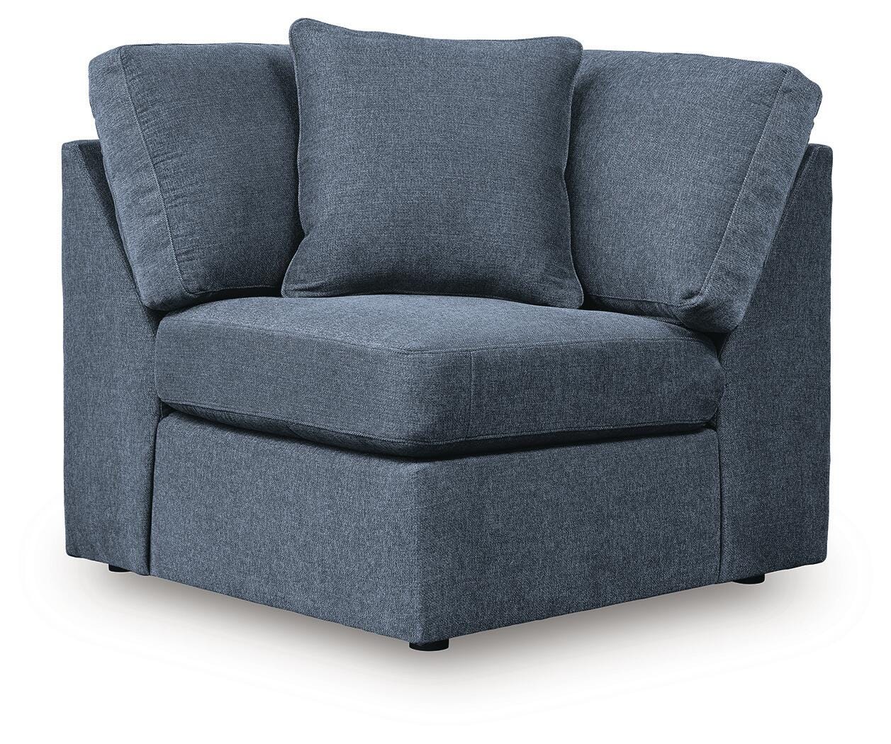 Modmax 6-Piece Sectional w/ Audio Console in Ink Performance Fabric and Next-Gen Nuvella