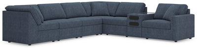 Modmax 7-Piece Sectional w/ Audio Console in Ink Performance Fabric and Next-Gen Nuvella