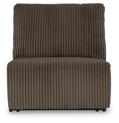 Top Tier 3-Piece RAF Chaise Reclining Sectional in Chocolate Velvet