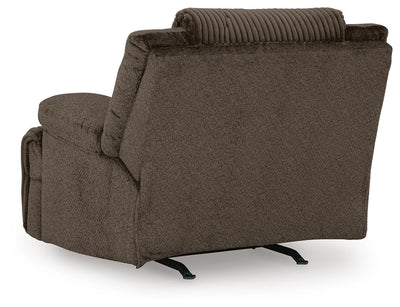 Top Tier 3-Piece Sectional and Recliner in Chocolate