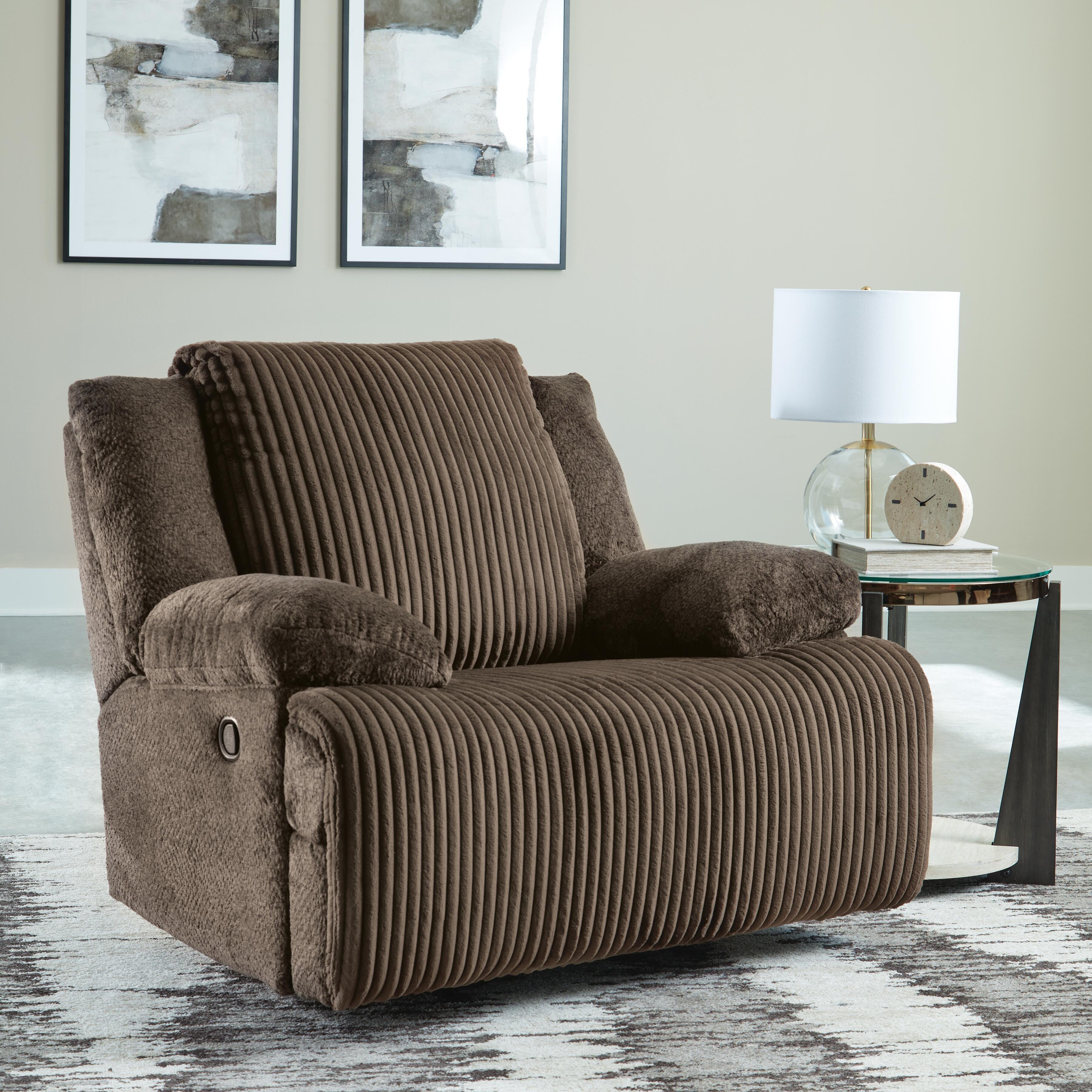 Top Tier Rocker Recliner in Chocolate Velvet