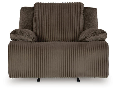 Top Tier 3-Piece Sectional and Recliner in Chocolate