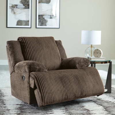 Top Tier Rocker Recliner in Chocolate Velvet