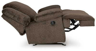 Top Tier 3-Piece Sectional and Recliner in Chocolate