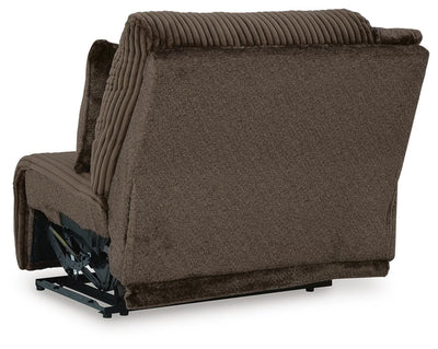 Top Tier 3-Piece Reclining Sectional Sofa in Chocolate Velvet