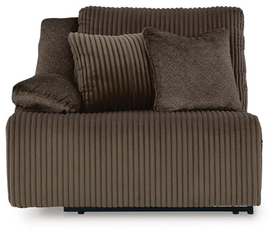 Top Tier 3-Piece Reclining Sectional Sofa in Chocolate Velvet