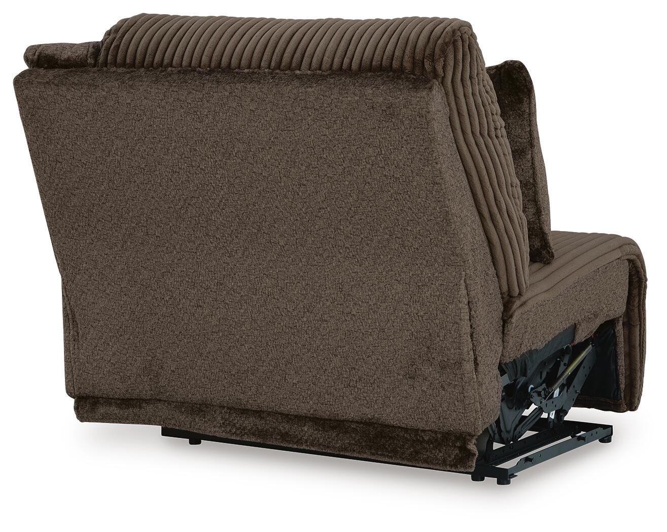 Top Tier 4-Piece Reclining Sectional with LAF Chaise in Chocolate Velvet