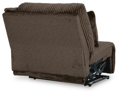 Top Tier 4-Piece Reclining Sectional with LAF Chaise in Chocolate Velvet