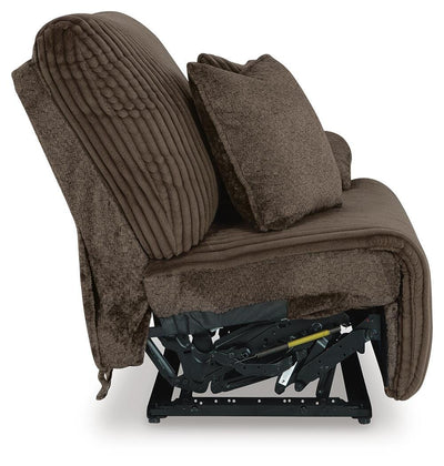 Top Tier 4-Piece Reclining Sectional with LAF Chaise in Chocolate Velvet