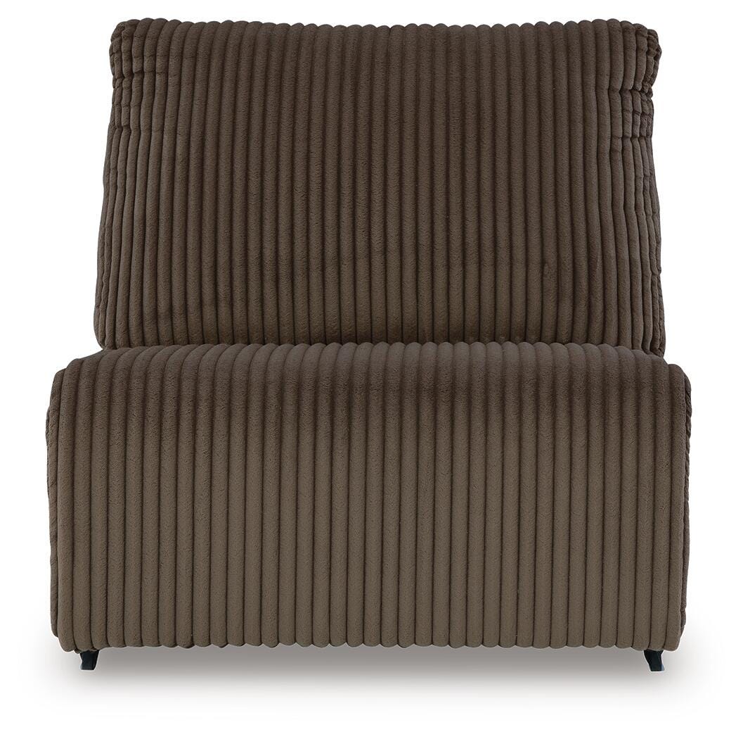 Top Tier 3-Piece Reclining Sectional Sofa in Chocolate Velvet