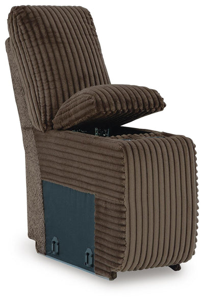 Top Tier 4-Piece Reclining Sectional with LAF Chaise in Chocolate Velvet