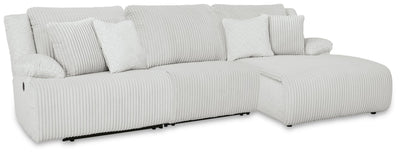 Top Tier 3-Piece Reclining Sectional in Alloy