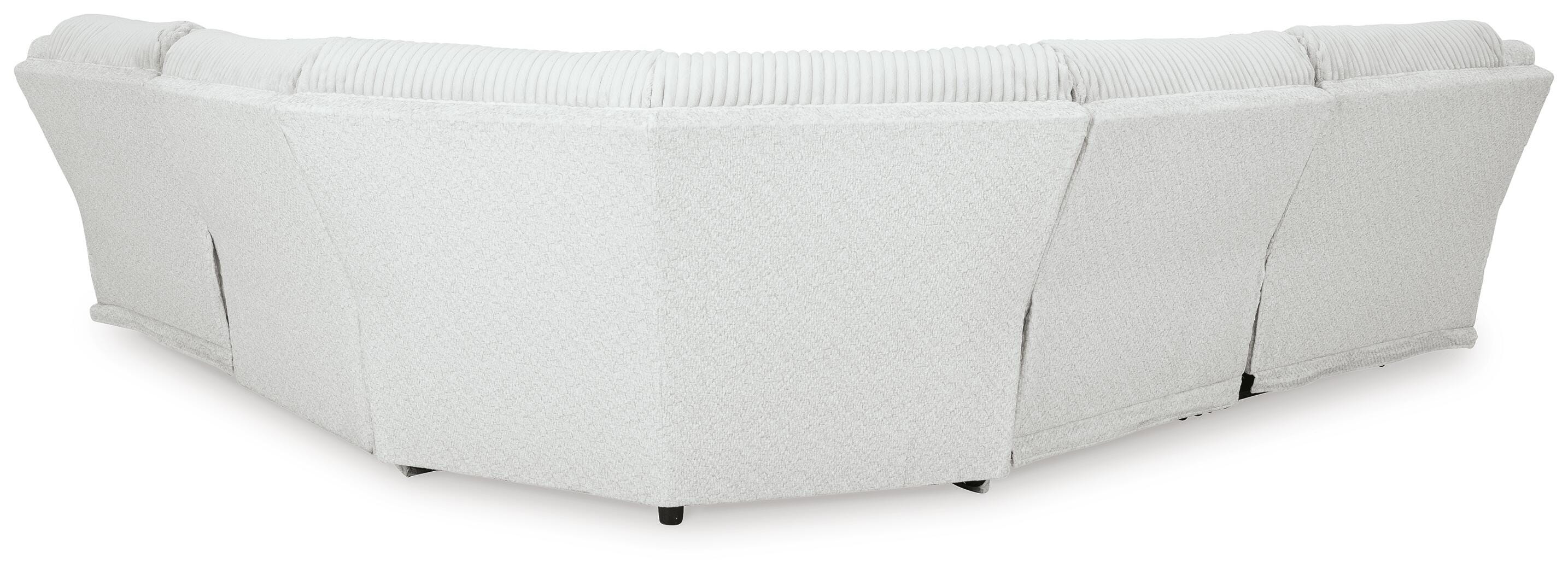 Top Tier 5-Piece Reclining Sectional in Alloy Velvet