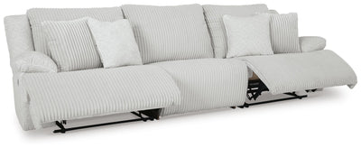 Top Tier 3-Piece Reclining Sectional Sofa in Alloy Velvet