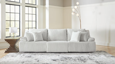 Top Tier 3-Piece Reclining Sectional Sofa in Alloy Velvet