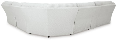 Top Tier 6-Piece Reclining Sectional with Chaise in Alloy Velvet