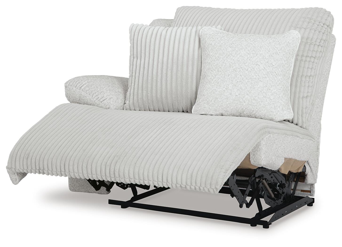 Top Tier 3-Piece Reclining Sectional Sofa in Alloy Velvet