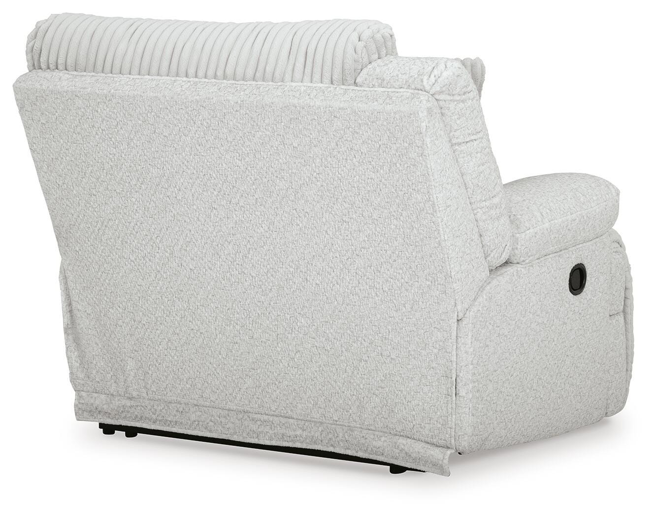 Top Tier 2-Piece Reclining Sectional Loveseat in Alloy Velvet
