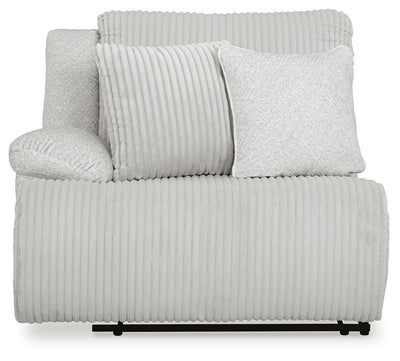 Top Tier 3-Piece RAF Reclining Sectional Sofa with Chaise in Alloy Velvet