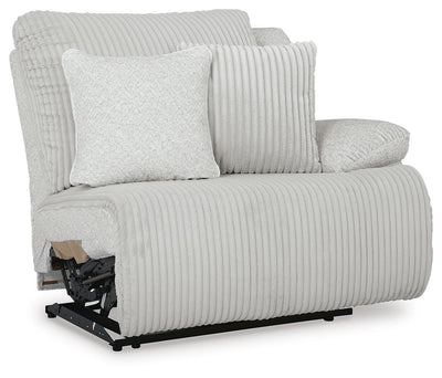 Top Tier 3-Piece Reclining Sectional Sofa in Alloy Velvet