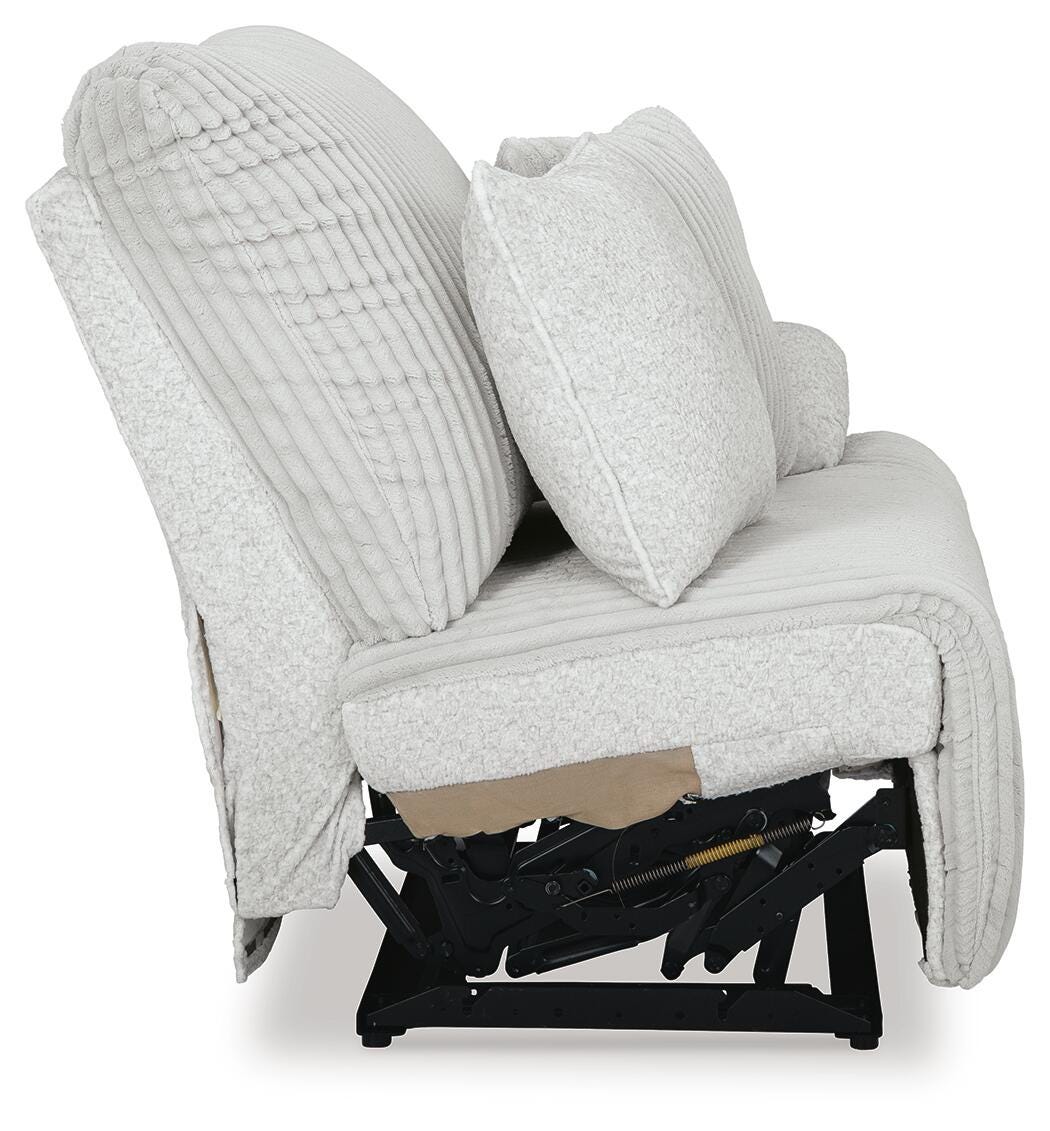 Top Tier 3-Piece Reclining Sectional Sofa Chaise in Alloy Velvet
