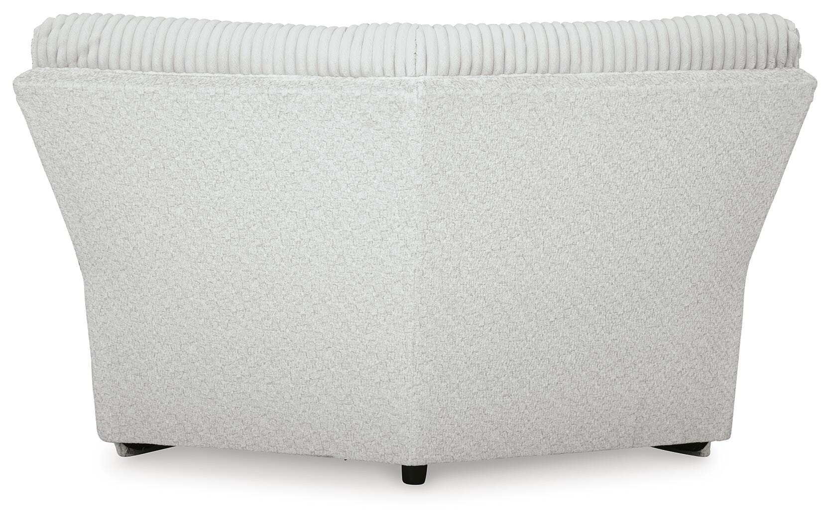 Top Tier 6-Piece LAF Chaise Reclining Sectional in Alloy Velvet