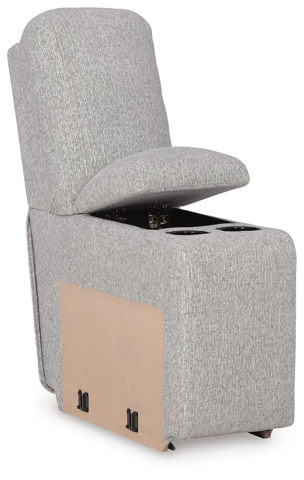 Acklen Place 3-Piece Sectional in Pewter