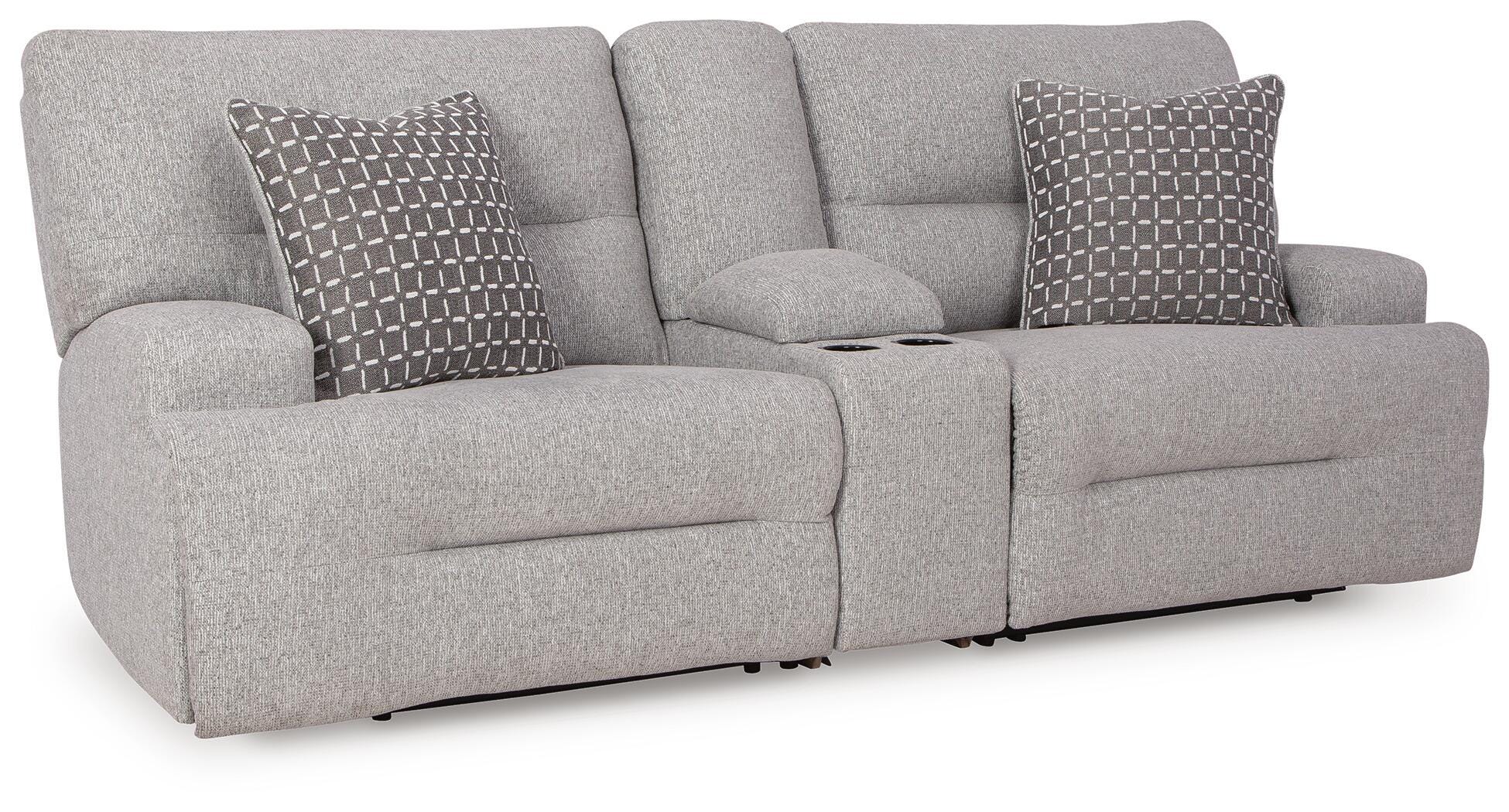 Acklen Place 3-Piece Sectional in Pewter
