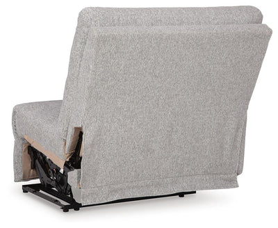 Acklen Place 6-Piece Power Reclining Sectional in Pewter Performance Fabric and Next-Gen Nuvella