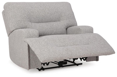 Acklen Place 6-Piece Power Reclining Sectional and Power Recliner in Pewter