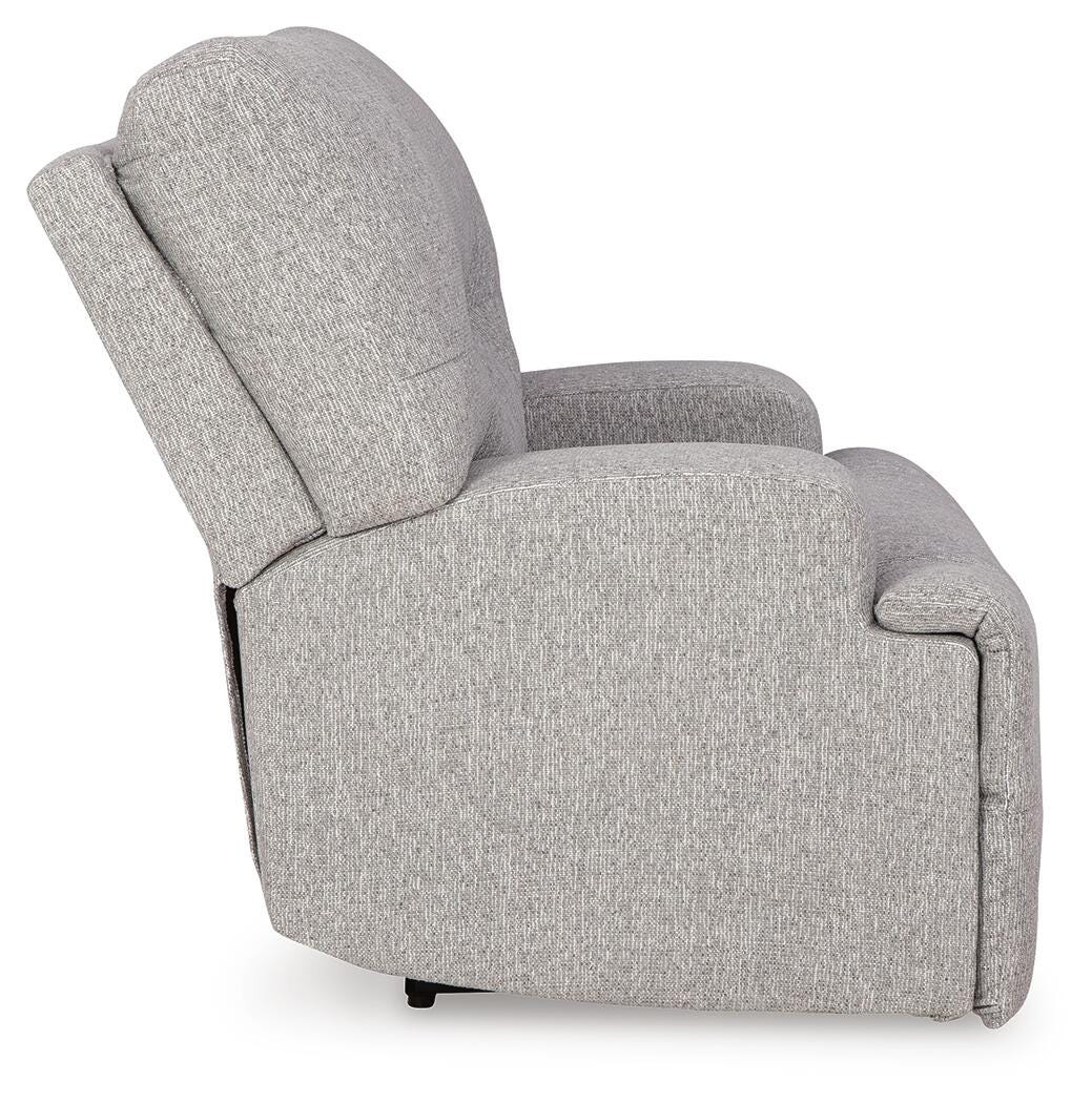 Acklen Place 6-Piece Power Reclining Sectional and Power Recliner in Pewter